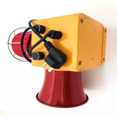 BSG-LED粉磨設備聲光報警器、CS116AL-D-24-R多種語音可選聲光報警器24V電壓生產